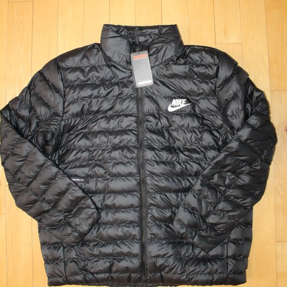 Nike Jackets & Coats New Mens Nike Winter Puffer Jacket Black Xl